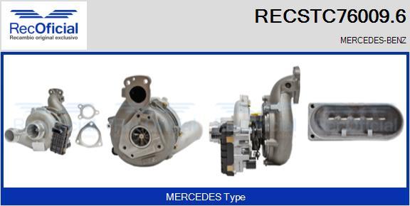 RECOFICIAL RECSTC76009.6 - Turbocompresseur, suralimentation cwaw.fr