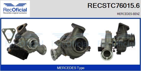 RECOFICIAL RECSTC76015.6 - Turbocompresseur, suralimentation cwaw.fr