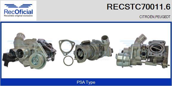 RECOFICIAL RECSTC70011.6 - Turbocompresseur, suralimentation cwaw.fr