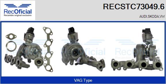 RECOFICIAL RECSTC73049.6 - Turbocompresseur, suralimentation cwaw.fr