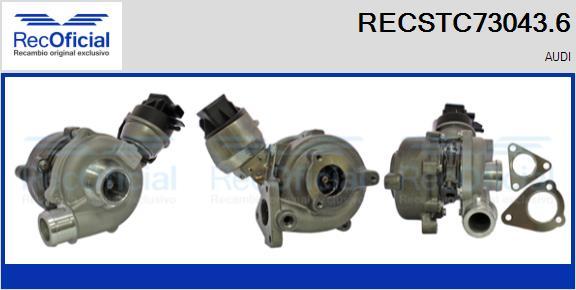 RECOFICIAL RECSTC73043.6 - Turbocompresseur, suralimentation cwaw.fr