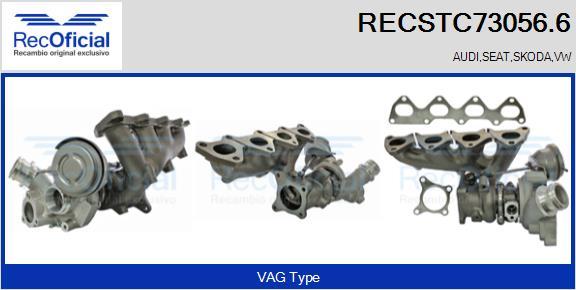 RECOFICIAL RECSTC73056.6 - Turbocompresseur, suralimentation cwaw.fr