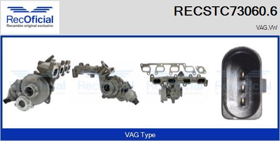 RECOFICIAL RECSTC73060.6 - Turbocompresseur, suralimentation cwaw.fr