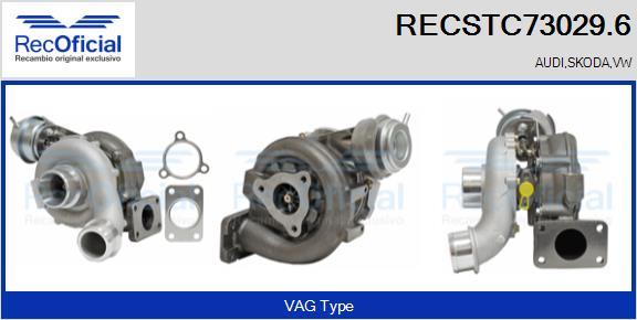 RECOFICIAL RECSTC73029.6 - Turbocompresseur, suralimentation cwaw.fr