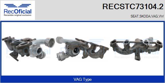 RECOFICIAL RECSTC73104.2 - Turbocompresseur, suralimentation cwaw.fr