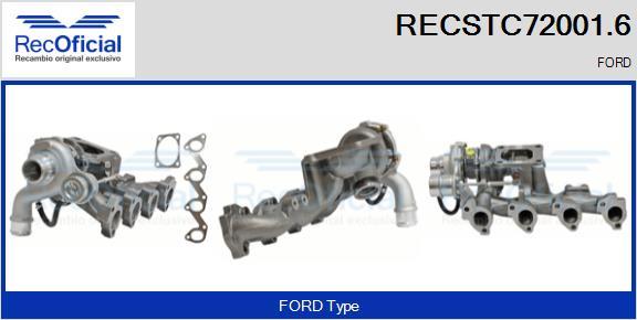 RECOFICIAL RECSTC72001.6 - Turbocompresseur, suralimentation cwaw.fr