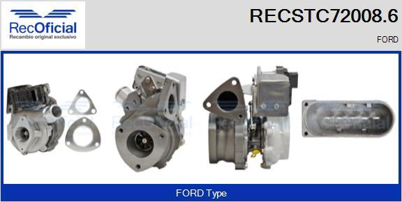 RECOFICIAL RECSTC72008.6 - Turbocompresseur, suralimentation cwaw.fr