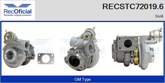 RECOFICIAL RECSTC72019.6 - Turbocompresseur, suralimentation cwaw.fr