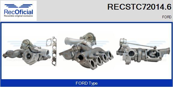 RECOFICIAL RECSTC72014.6 - Turbocompresseur, suralimentation cwaw.fr