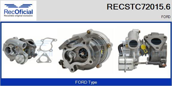 RECOFICIAL RECSTC72015.6 - Turbocompresseur, suralimentation cwaw.fr