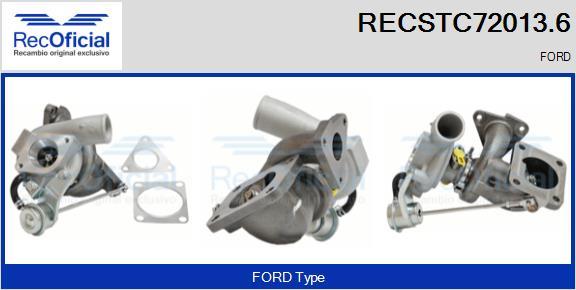 RECOFICIAL RECSTC72013.6 - Turbocompresseur, suralimentation cwaw.fr