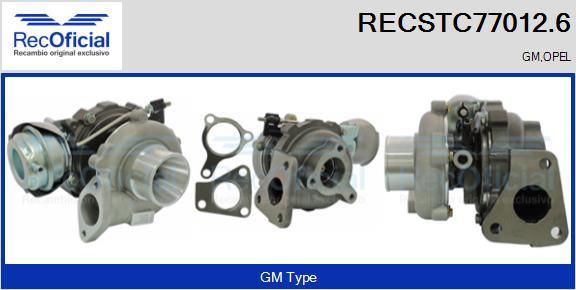 RECOFICIAL RECSTC77012.6 - Turbocompresseur, suralimentation cwaw.fr