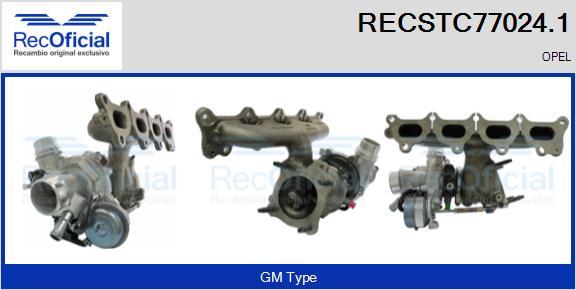 RECOFICIAL RECSTC77024.1 - Turbocompresseur, suralimentation cwaw.fr