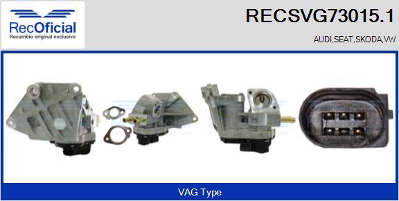 RECOFICIAL RECSVG73015.1 - Vanne EGR cwaw.fr