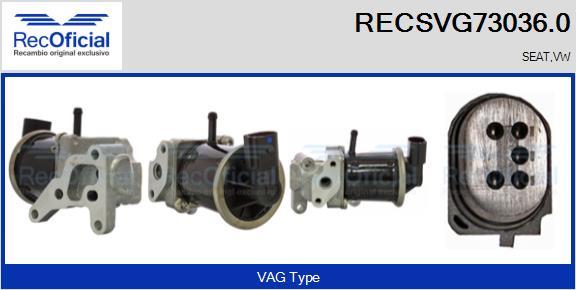 RECOFICIAL RECSVG73036.0 - Vanne EGR cwaw.fr