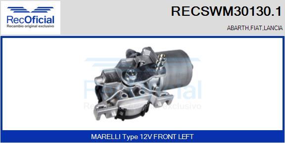 RECOFICIAL RECSWM30130.1 - Moteur d'essuie-glace cwaw.fr