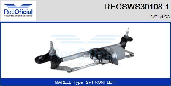 RECOFICIAL RECSWS30108.1 - Système de nettoyage des vitres cwaw.fr