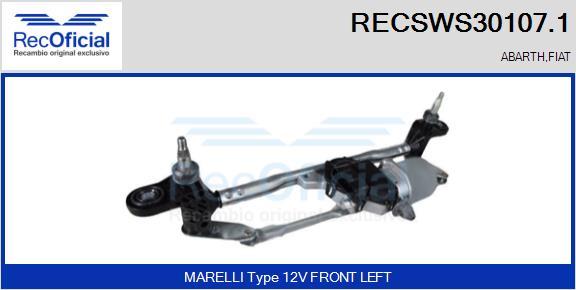 RECOFICIAL RECSWS30107.1 - Système de nettoyage des vitres cwaw.fr