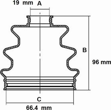 Red Line 59TO004 - Joint-soufflet, arbre de commande cwaw.fr