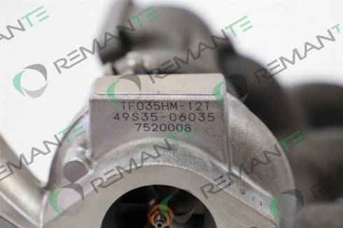 REMANTE 003-001-000016N - Turbocompresseur, suralimentation cwaw.fr