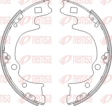 Remsa 4496.00 - Mâchoire de frein cwaw.fr