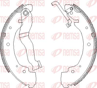 Remsa 4402.00 - Mâchoire de frein cwaw.fr