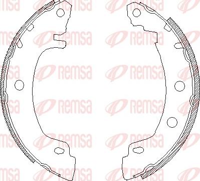 Remsa 4416.00 - Mâchoire de frein cwaw.fr