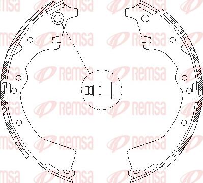 Remsa 4427.00 - Mâchoire de frein cwaw.fr