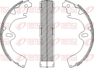 Remsa 4097.01 - Mâchoire de frein cwaw.fr