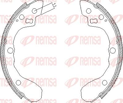 Remsa 4060.00 - Mâchoire de frein cwaw.fr