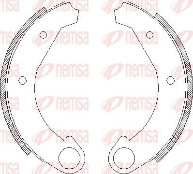 Remsa 4005.00 - Mâchoire de frein cwaw.fr