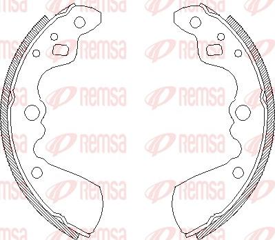 Remsa 4019.00 - Mâchoire de frein cwaw.fr