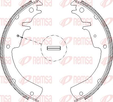 Remsa 4010.01 - Mâchoire de frein cwaw.fr