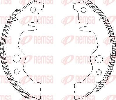 Remsa 4011.00 - Mâchoire de frein cwaw.fr