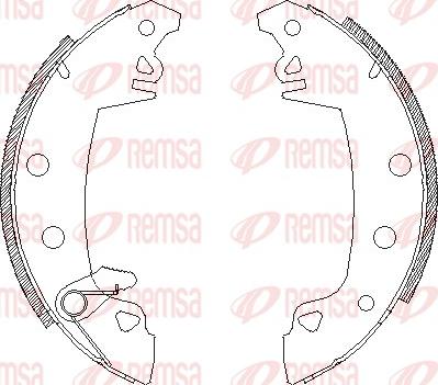 Remsa 4017.06 - Mâchoire de frein cwaw.fr
