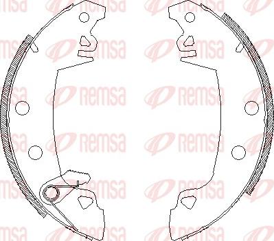 Remsa 4017.03 - Mâchoire de frein cwaw.fr