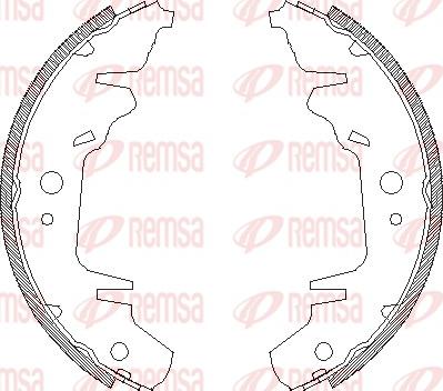 Remsa 4020.00 - Mâchoire de frein cwaw.fr