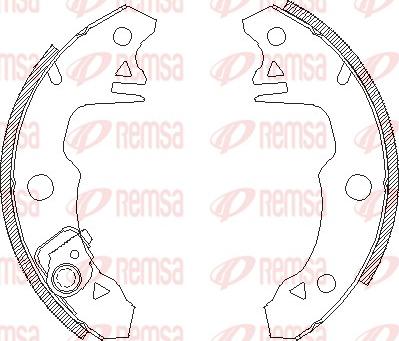 Remsa 4022.01 - Mâchoire de frein cwaw.fr