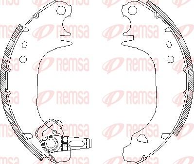 Remsa 4075.00 - Mâchoire de frein cwaw.fr