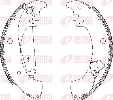 Remsa 4078.01 - Mâchoire de frein cwaw.fr