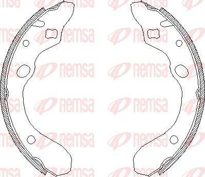 Remsa 4147.00 - Mâchoire de frein cwaw.fr