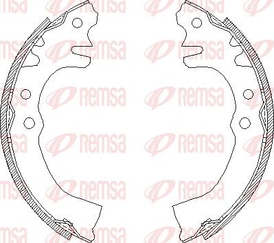 Remsa 4155.00 - Mâchoire de frein cwaw.fr