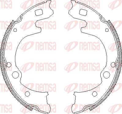 Remsa 4150.00 - Mâchoire de frein cwaw.fr