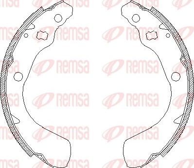 Remsa 4151.00 - Mâchoire de frein cwaw.fr