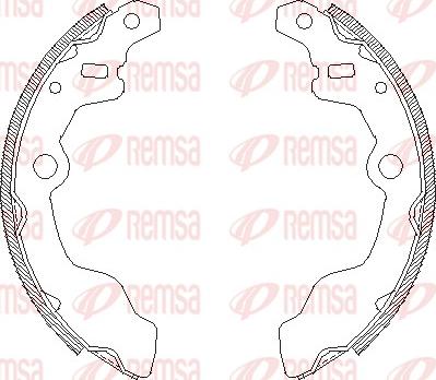 Remsa 4164.00 - Mâchoire de frein cwaw.fr