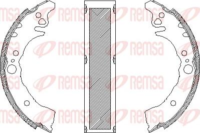 Remsa 4160.01 - Mâchoire de frein cwaw.fr