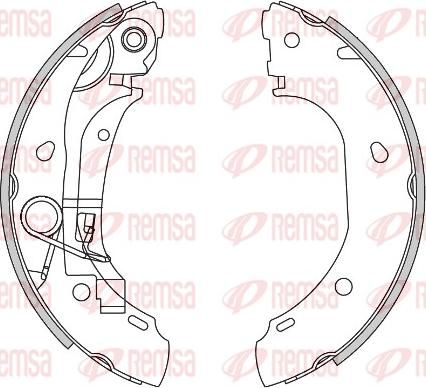 Remsa 4163.00 - Mâchoire de frein cwaw.fr