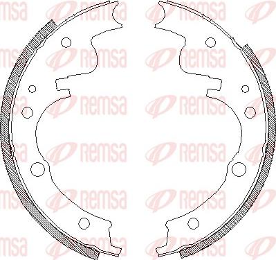 Remsa 4104.00 - Mâchoire de frein cwaw.fr