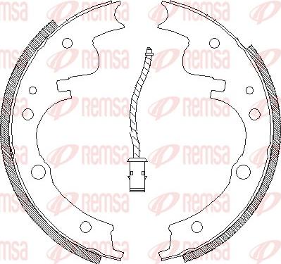 Remsa 4104.01 - Mâchoire de frein cwaw.fr