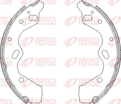 Remsa 4110.00 - Mâchoire de frein cwaw.fr